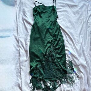 Lulu's Vibrant Green Dress